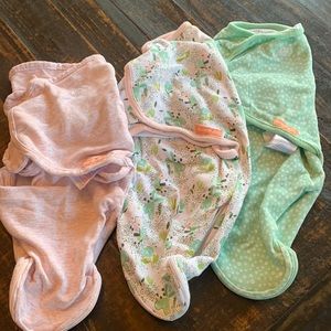 3 piece swaddle me swaddle set